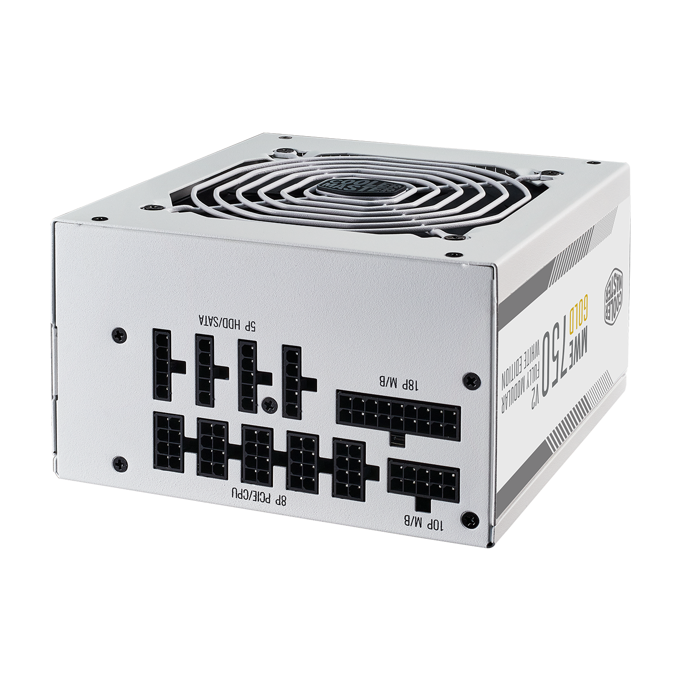 MWE 750W Gold Modular V2, White Edition, ATX 3.0, Fully Modular Cable Design, 80 PLUS Gold Certified, ATX 3.0 Support, 12VHPWR Cable