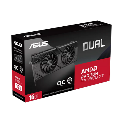 AMD, DUAL-RX7800XT-O16G//RX7800XT,HDMI*1,DP*3,16G,D6