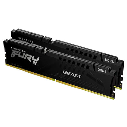 FURY Beast, Black XPO, DDR5, 16 GB Kit (2x8GB), 5600MHz, CL36, DIMM, 1.25V, Limited Lifetime Warranty