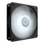 SickleFlow 120 White, 120mm, White LED, 650-1800 RPM, 62 CFM, 8-27 dBA, 4-Pin PWM