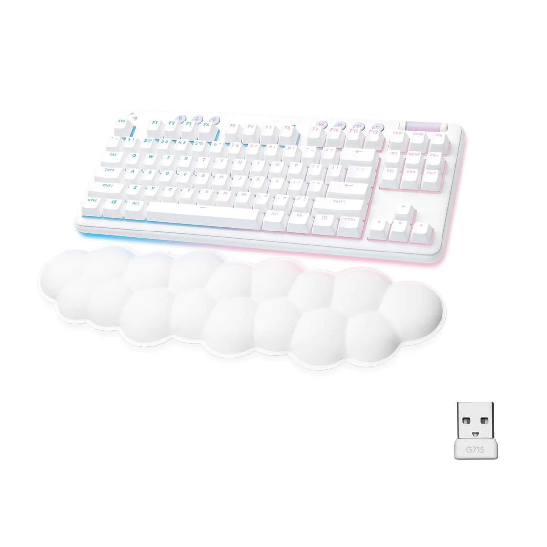 Logitech G715 Wireless Gaming Keyboard - White