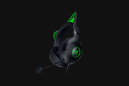 Razer Kraken Kitty V2-USB Headset with RGB Kitty Ears-Black-FRML Packaging