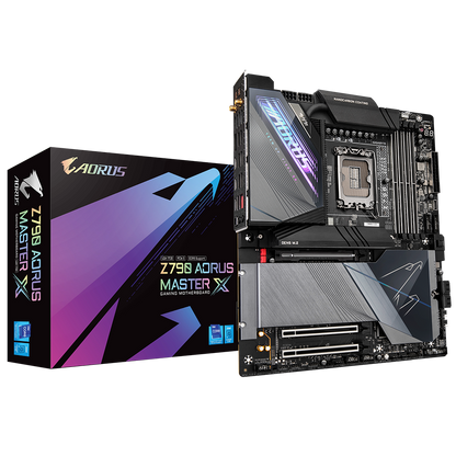 Z790 AORUS MASTER X/INTEL LGA1700/ATX/4x DDR5 up to 192GB/8266MHz/PCIe 5.0 x1 3.0 x2/M.2 x5