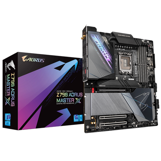 Z790 AORUS MASTER X/INTEL LGA1700/ATX/4x DDR5 up to 192GB/8266MHz/PCIe 5.0 x1 3.0 x2/M.2 x5