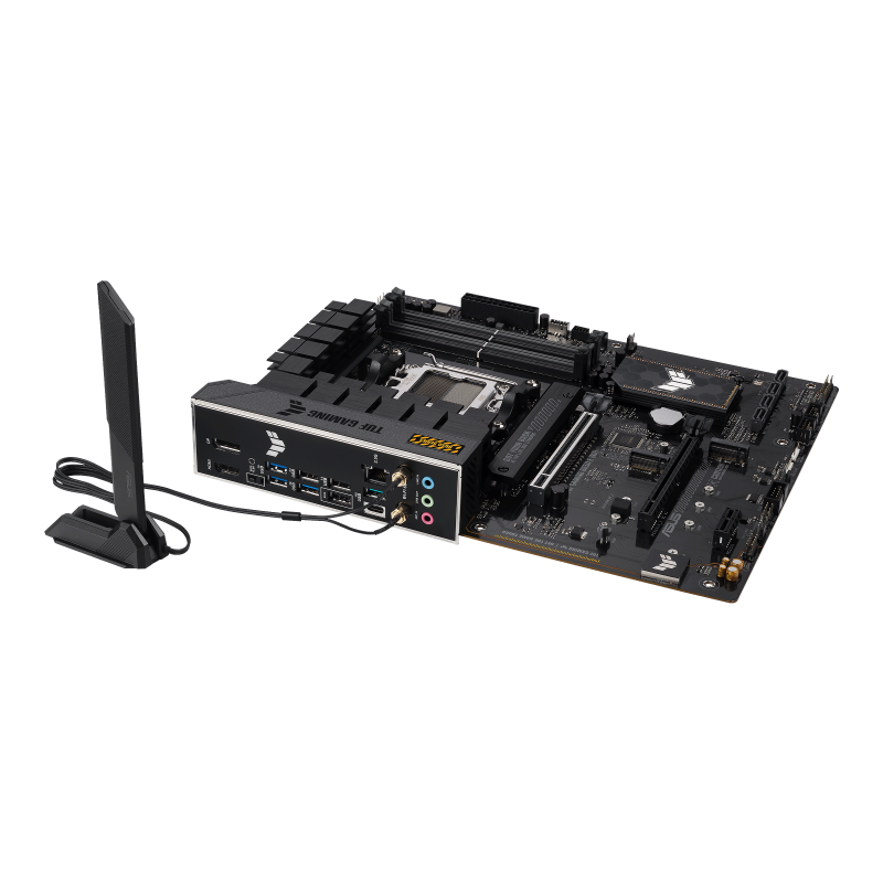 TUF GAMING B650-E WIFI - AMD B650 PCIe 5.0,M.2 slot, Realtek 2.5 Gb Ethernet, Wi-Fi 6E, HDMI, DisplayPort, Aura Sync RGB lighting