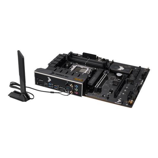 TUF GAMING B650-E WIFI - AMD B650 PCIe 5.0,M.2 slot, Realtek 2.5 Gb Ethernet, Wi-Fi 6E, HDMI, DisplayPort, Aura Sync RGB lighting