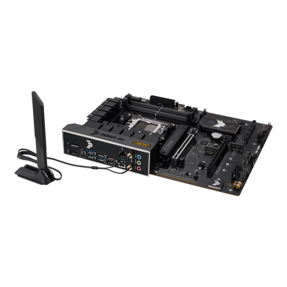 TUF GAMING B650-E WIFI - AMD B650 PCIe 5.0,M.2 slot, Realtek 2.5 Gb Ethernet, Wi-Fi 6E, HDMI, DisplayPort, Aura Sync RGB lighting