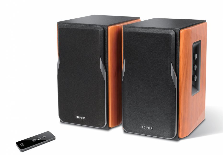 Edifier R1380T BROWN Active Speaker Dual RCA inputs, Remote Control, Build-in Class-D Amplifier, 21W+21W RMS Power Output