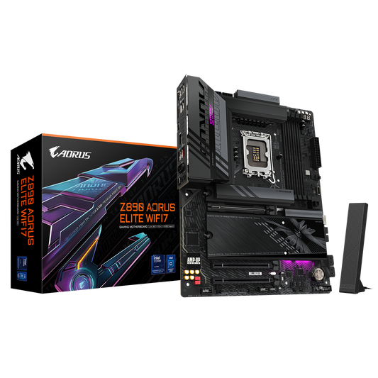 Z890 A ELITE WIFI7/ATX/INTEL LGA1851/4x DDR5 DIMM max 256GB/Max 9200MHz/1x PCIE5.0 (CPU), 2xPCIE4.0 (Chipset)/2x M.2 (CPU), 2x M.2(Chipset)