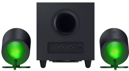 Razer Nommo V2-Full-Range 2.1 PC Gaming Speakers with Wired Subwoofer-US/CAN+AUS/NZ Packaging