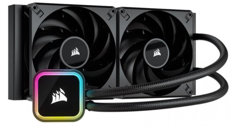 Corsair H115i Elite 280mm Radiator, 2x AF120 Zero RPM, Variable Fans via ICUE,, Ultra Bright RGB Pump Head. Liquid Cooling, 5 Yrs Warranty.