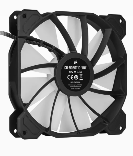 SP140 RGB ELITE, 140mm RGB LED Fan with AirGuide, Single Pack