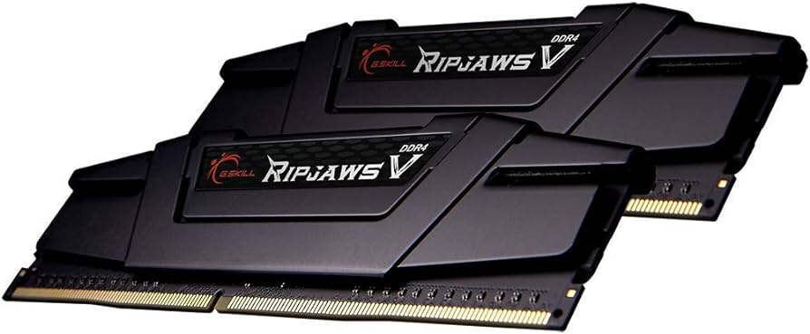 G.SKILL F4-3600C16D-32GVKC 32GB (2 x 16GB)/ PC4-28800 / DDR4 3600 Mhz/ Timings 16-19-19-39/ Voltage 1.35V/ Ripjaws V