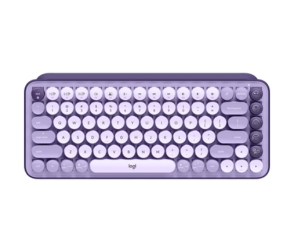 POP Keys Wireless Mechanical KB With Emoji Keys - Cosmos Lavender