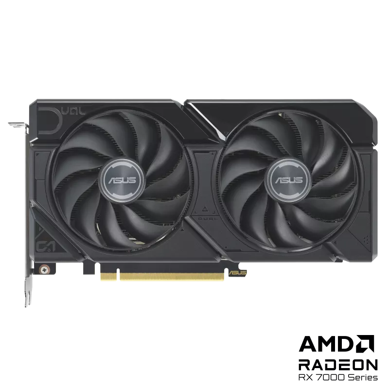 ASUS Dual Radeon RX 7600 XT OC Edition 16GB GDDR6 OC Mode: up to 2801 MHz (Boost Clock)/ up to 2513 MHz (Game Clock) 3x DP, 1 HDMIx1