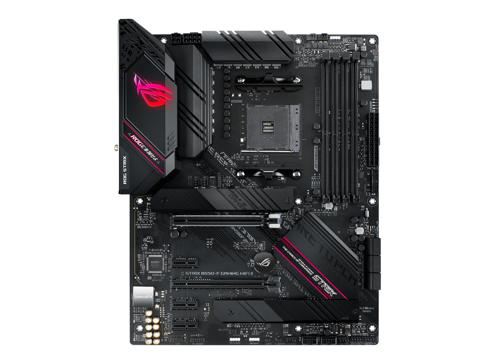 Asus AMD B550 Ryzen AM4 Gaming ATX motherboard with PCIe 4.0, 12+2 teamed power stages, Intel 2.5 Gb Ethernet, WiFi 6E, SATA 6 Gbps, USB 3.2 Gen 2