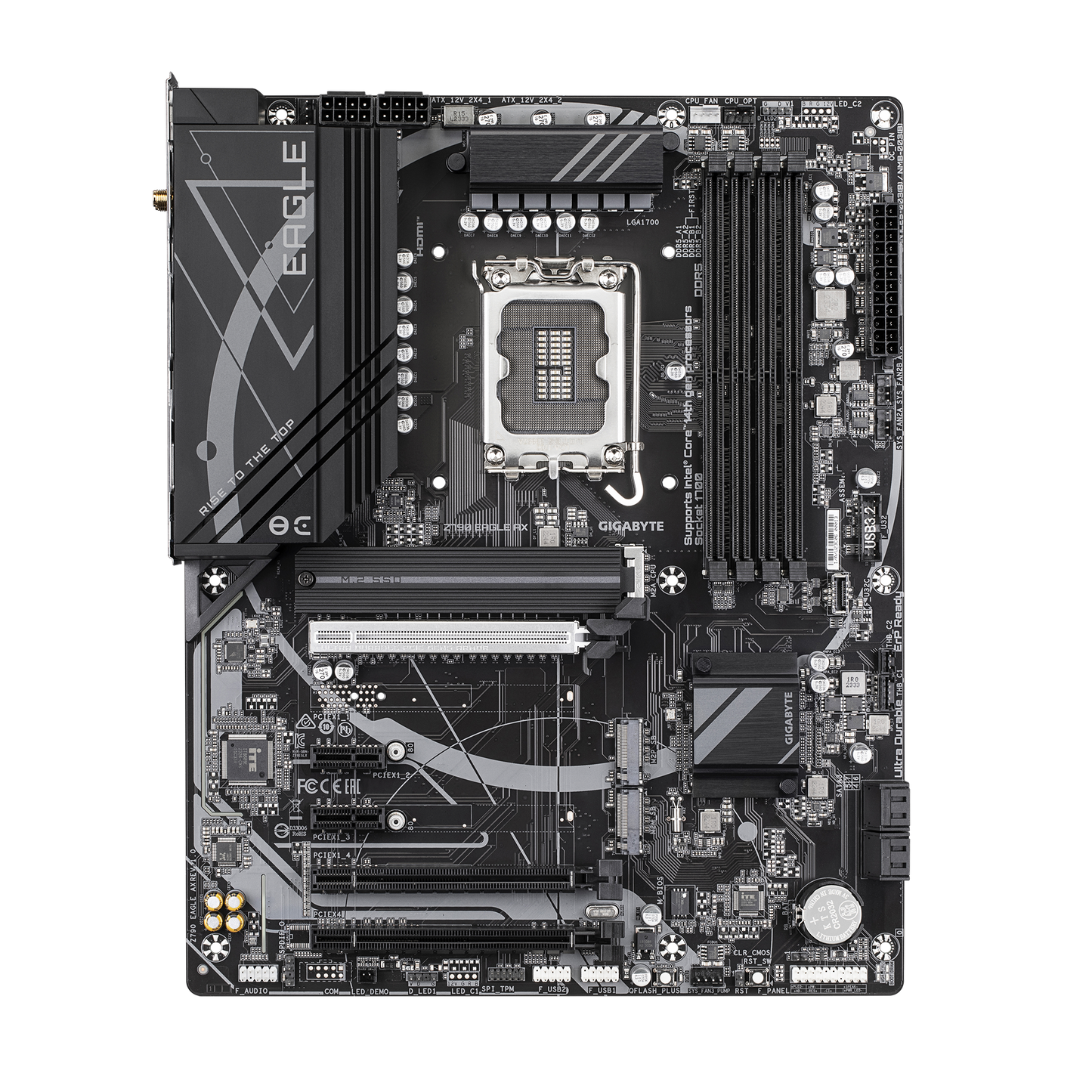 Z790 EAGLE AX/INTEL LGA1700/ATX/4x DDR5 up to 192GB/7600MHz/PCIe 5.0 x1 4.0x1 3.0 x3/M.2 x3