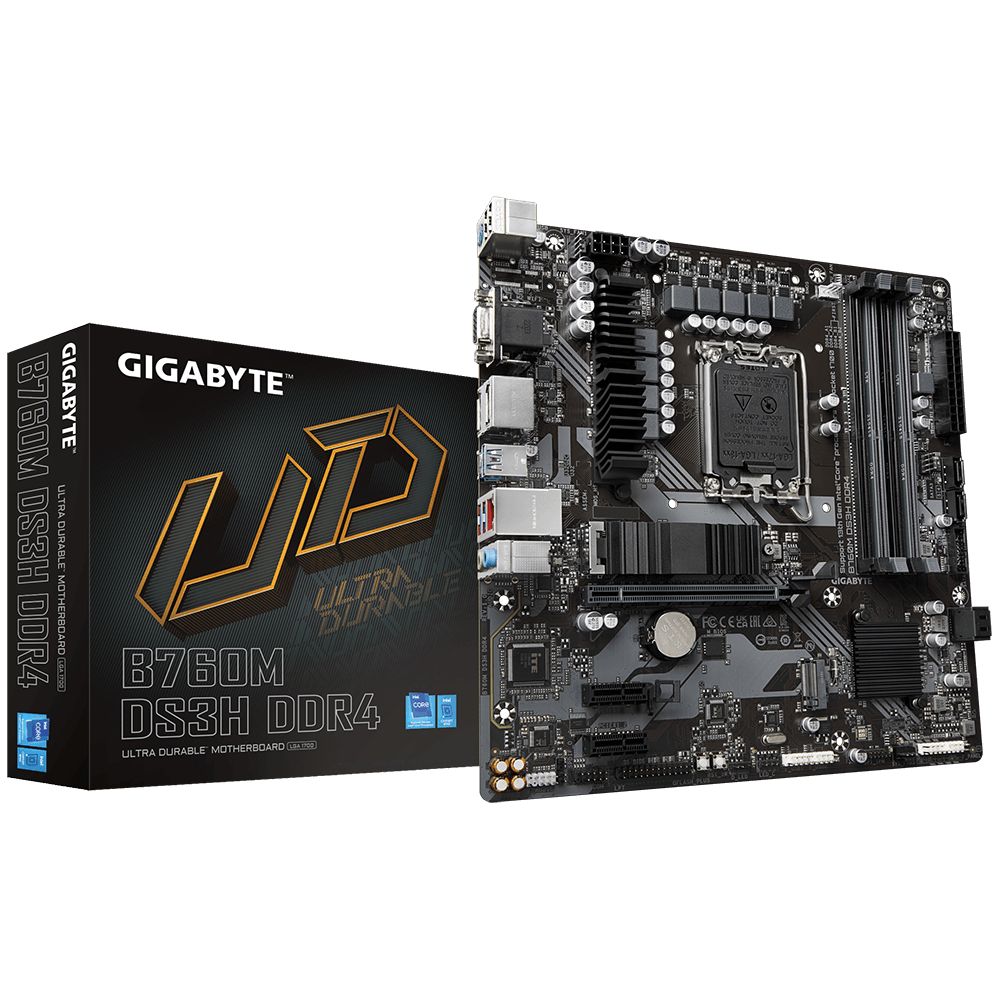 B760M H DDR4/INTEL LGA1700/MATX/2x DDR4 up to 64GB/3200MHz/PCIe 4.0 x1 3.0 x1/M.2 x2