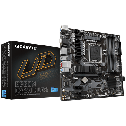 B760M H DDR4/INTEL LGA1700/MATX/2x DDR4 up to 64GB/3200MHz/PCIe 4.0 x1 3.0 x1/M.2 x2