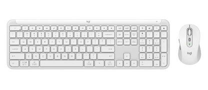 Signature Slim Wireless Keyboard and Mouse Combo MK950 White