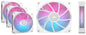 CORSAIR RX RGB Series, iCUE LINK RX120 RGB White, 120mm RGB Fan, Triple Fan Kit