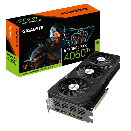 Nvidia GeForce RTX 4060 TI WINDFORCE OC 16G GDDR6 128 bit/2565MHz/PCI-E 4.0/Max Res 7680x4320/DisplayPort 1.4ax2 HDMI 2.1ax2