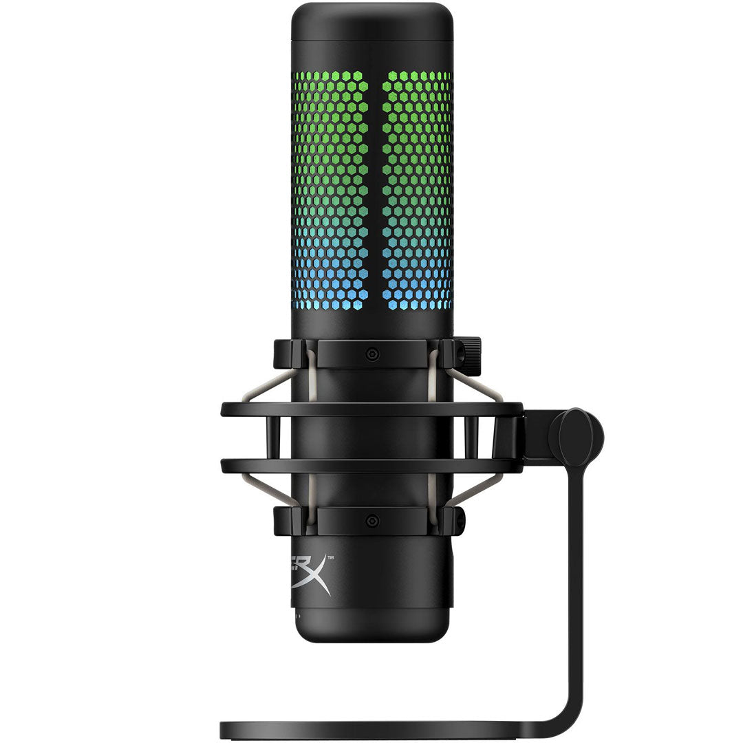 HyperX QuadCast S - Gaming USB Microphone (Black-Grey) - RGB Lighting