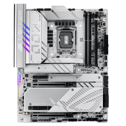 ROG MAXIMUS Z890 APEX/ATX/INTEL LGA1851/2x DDR5 DIMM max 96GB/Max 9600MHz/2x PCIE5.0(CPU), 2xPCIE4.0(Chipset x4/x4)/4x M.2 (CPU), 2x M.2(Chipset)