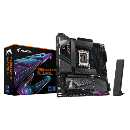 Z890M A ELITE WIFI7/MATX/INTEL LGA1851/4x DDR5 DIMM max 256GB/Max 8800MHz/1x PCIE5.0 (CPU), 1xPCIE4.0 (Chipset)/2x M.2 (CPU), 1x M.2(Chipset)