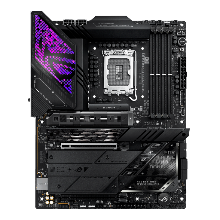 ROG STRIX Z890 E/ATX/INTEL LGA1851/4x DDR5 DIMM max 192GB/Max 8800MHz/1x PCIE5.0(CPU), 1xPCIE4.0(Chipset x16)/4x M.2 (CPU), 3x M.2(Chipset)