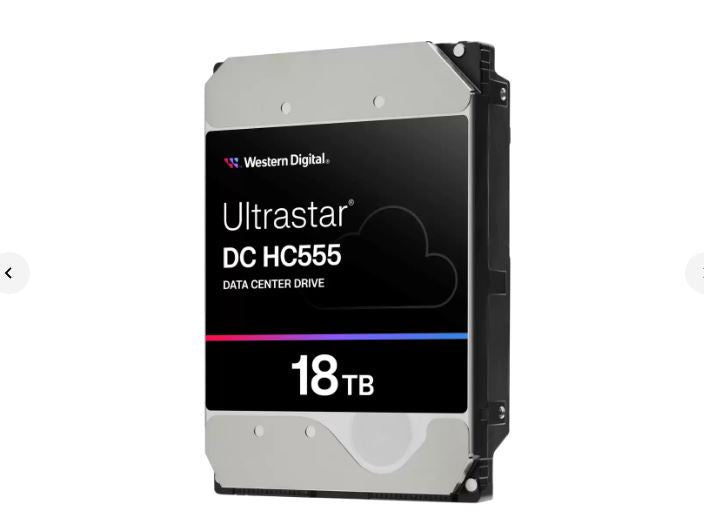 Western Digital WD Ultrastar 18TB 3.5' SAS HC555 Data Center HDD Storage