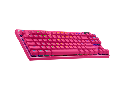 Logitech G PRO X TKL LIGHTSPEED Gaming Keyboard - Magenta