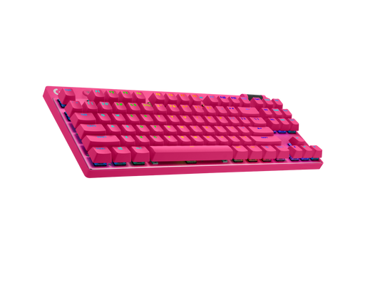 Logitech G PRO X TKL LIGHTSPEED Gaming Keyboard - Magenta