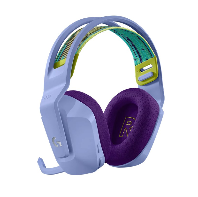 G733 LIGHTSPEED Wireless RGB Gaming Headset Lilac