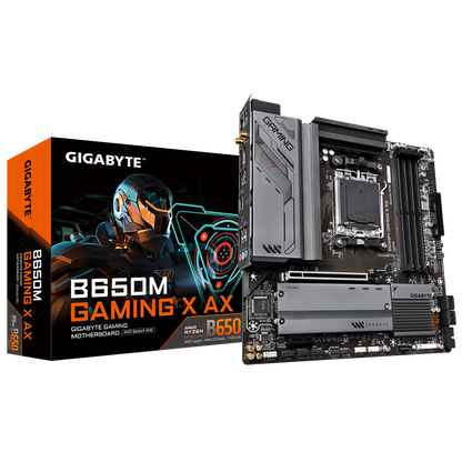 B650M GAMING X AX/AMD AM5/MATX/4x DDR5 up to 192GB/8000MHz/PCIe 4.0 x1 3.0 x1/M.2 x2