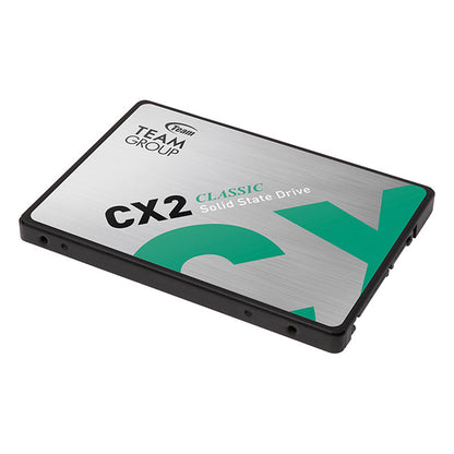 CX2, SATA3, 2.5", 2TB, Read Up to 540MB/s, Write Up to 490MB/s, 3 Years Limited Warranty