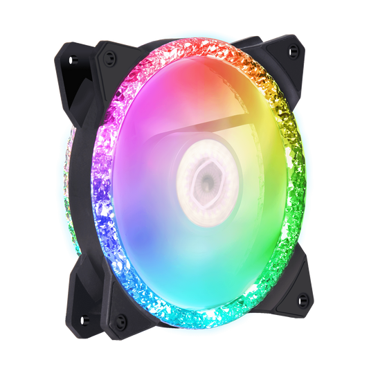 MF120 Prismatic ARGB Triple Loop, 120mm, Tri-Loop Addressable RGB, compatible with ASUS, Gigabyte MSI and AsRock RGB Motherboard