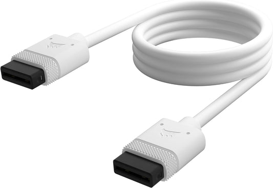 CORSAIR iCUE LINK Cable, 1x 600mm with Straight connectors, White