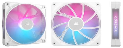 CORSAIR RX RGB Series, iCUE LINK RX120 RGB White, 120mm RGB Fan, Single Fan