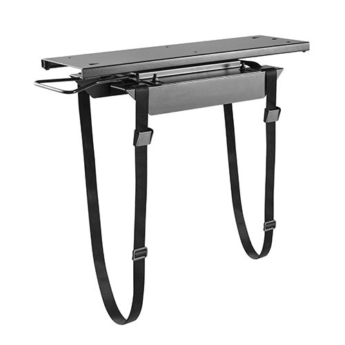 Brateck Strap-On Under-Desk ATX Case Holder with Sliding Track, Up to 10kg,360° Swivel (LS)