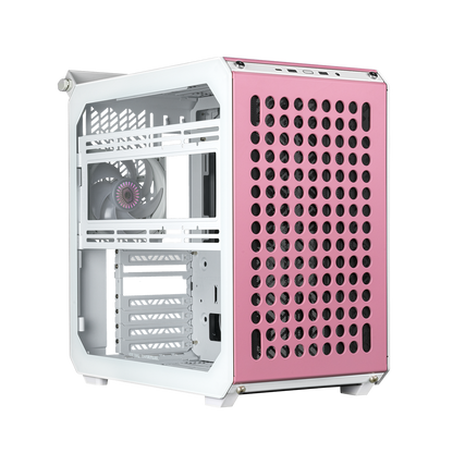 Qube 500 Flatpack Macaron Edition/ATX/4x3.5" & 3x 2.5" bays/3x Colour set: Mint, Pink, Cream