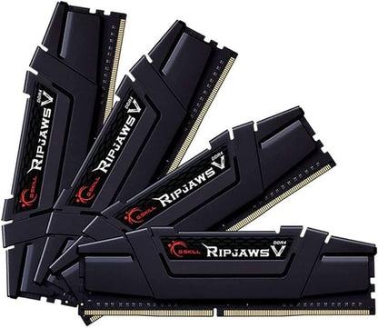 G.SKILL F4-3600C18Q-128GVK 128GB (4 x 32GB)/ DDR4 3600 Mhz/ Timings 18-22-22-42/ Voltage 1.35V/ RipjawsV