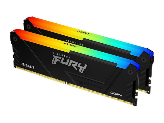 16GB 3600MT/s DDR4 CL17 DIMM (Kit of 2) FURY Beast RGB