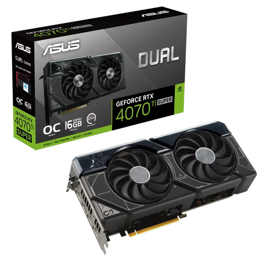 ASUS Dual NVIDIA GeForce RTX 4070 Ti SUPER OC Edition 16GB GDDR6