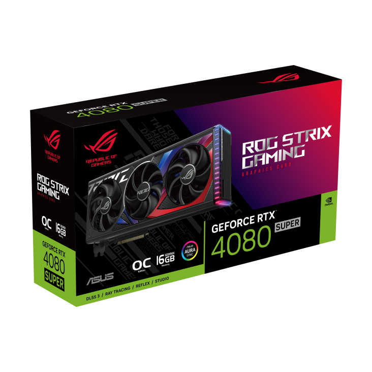 NVIDIA, ROG-STRIX-RTX4080S-O16G-GAM ,HDMI*1,DP*3,O16G,D6X