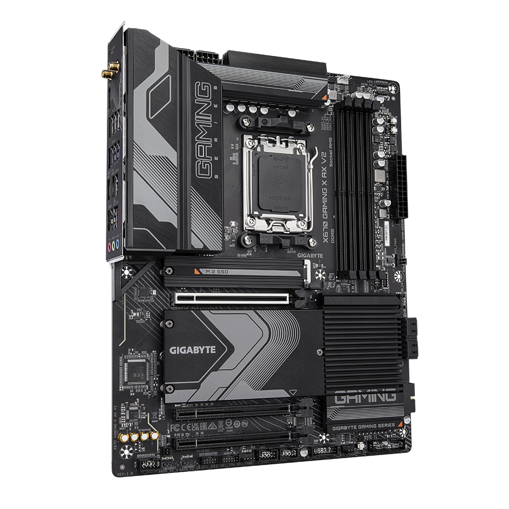 X670 GAMING X AX V2/AMD AM5/ATX/4x DDR5 up to 192GB/8000MHz/PCIe 4.0 x1 3.0 x2/M.2 x4