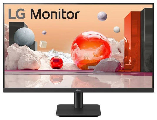 LG 27' IPS FHD 5ms Monitor 100Hz AMD FreeSync 1920x1080 16:9 Tilt Adjustment D-Sub HDMI Reader Mode Black Stabiliser Slim Bezel 3yrs