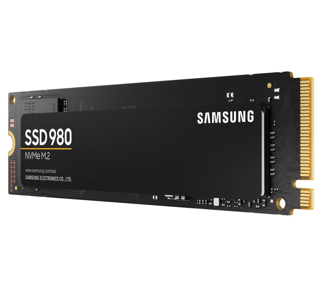 Samsung 980 1TB NVMe SSD 3500MB/s 3000MB/s R/W 500K/480K IOPS 600TBW 1.5M Hrs MTBF AES 256-bit Encryption M.2 2280 PCIe 3.0 Gen3 5yrs Wty