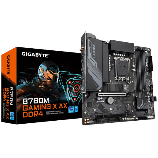 B760M GAMING X AX/INTEL LGA1700/MATX/4x DDR5 up to 192GB/7600MHz/PCIe 4.0 x1 3.0 x1/M.2 x2