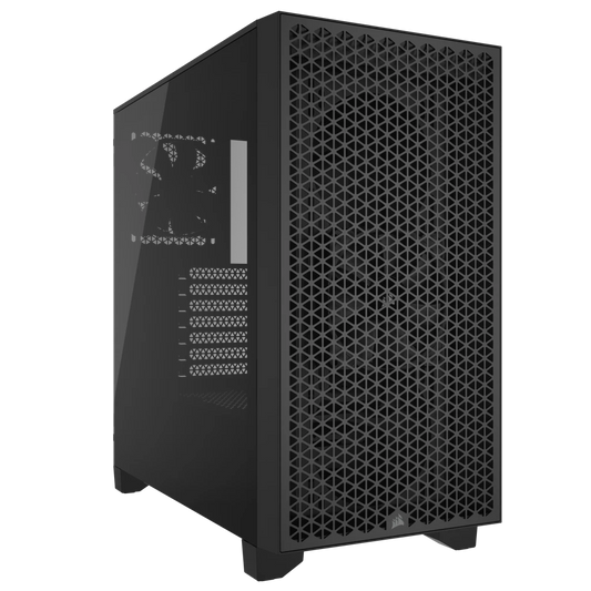 CORSAIR 3000D Tempered Glass Mid-Tower, Black